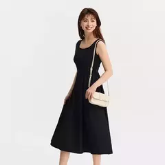 Semir-vestido Midi con textura de retales para mujer, prenda elegante y ajustada, novedad de verano, 2024 en internet