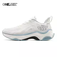 ONEMIX, zapatillas para correr para hombre, zapatillas deportivas de malla transpirable con cordones, zapatos para correr al aire libre, zapatillas antideslizantes a la moda para caminar - comprar en línea