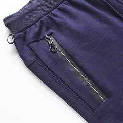 MRMT 2024 nuevos pantalones de primavera y otoño para hombre, pantalones de ocio de algodón de Color puro para hombre, pantalones elásticos con cremallera y bolsillo