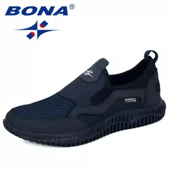 BONA-zapatos Krasovki de malla transpirable para hombre, zapatillas informales superligeras, Tenis masculinos, novedad - comprar en línea
