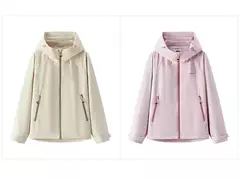 Semir prendas de vestir exteriores para mujer a prueba de viento de tres pruebas primavera 2025 nueva chaqueta con capucha de manga raglán a la moda - Eleganzie