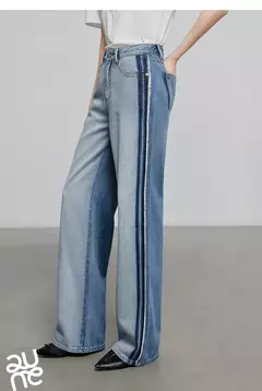 TOYOUTH Mujer Denim Jean 2025 Verano Nuevos pantalones largos 8528027