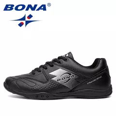 BONA-zapatillas de deporte con cordones para hombre, zapatos atléticos, cómodos y suaves, para correr al aire libre, estilo típico, novedad - Eleganzie