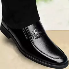 Zapatos formales de negocios para hombre, suela blanda, primavera y otoño, nuevos zapatos clásicos transpirables para personas de mediana edad, una pieza, envío gratis - tienda en línea