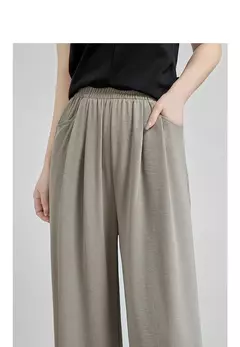 Imagen de TOYOUTH Pantalones casuales para mujer 2025 Verano Nuevos pantalones largos P 8527801