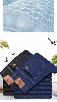 Pantalones clásicos de negocios para hombre, Pantalón de algodón suave y cómodo, informal, elástico, ligero, de lujo, 2024