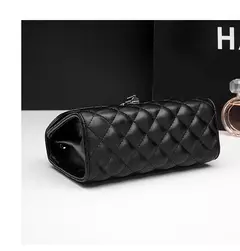 Lingge-Bolso de hombro cuadrado para mujer, bolso de cadena con detalle acolchado, bandolera completa, cartera abatible en internet