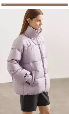 AMII minimalista 2024 nueva chaqueta de plumas para mujer abrigo de pan sólido corto mujer calidad moda suelta prendas de vestir exteriores de invierno 12344023 - buy online