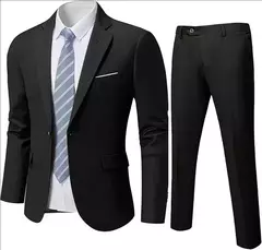 Traje para hombre elegante boda 3 piezas 2 conjuntos Blazers chaquetas completas chaleco pantalones moda abrigos de lujo 2025 traje clásico Formal en internet