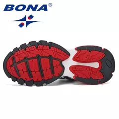 BONA-Zapatillas deportivas de vaca para hombre, calzado ligero y transpirable para correr al aire libre, nuevo diseño on internet