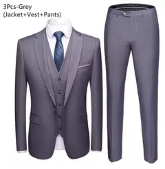 Blazers para hombre, conjuntos de 3 piezas, trajes formales elegantes para boda, chaleco completo de lujo para negocios, pantalones, Abrigos, Chaquetas clásicas - buy online