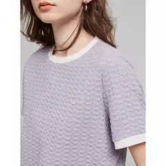 TOYOUTH Camiseta de manga corta para mujer, camisetas nuevas de primavera 2025 8521006
