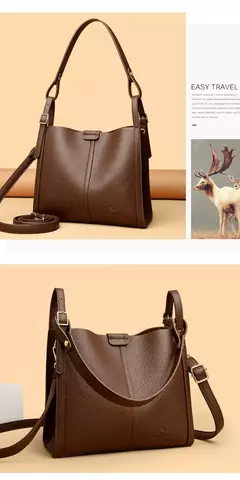 Bolsos de mano con asa superior para mujer, bolso de piel sintética de alta calidad, bolso de hombro tipo bandolera para mujer, bolso informal mediano KAIDIFEINIROO 2025 - Eleganzie