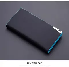 Cartera larga y delgada con múltiples ranuras para tarjetas para hombre, billetera de lujo de diseñador con bolsa de monedas - comprar en línea