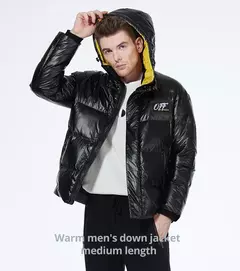 Chaqueta de invierno ICEbear para hombre, chaqueta acolchada de moda de alta calidad, abrigo cálido de marca, ropa para hombre MWY20953D 2024 nuevo - online store