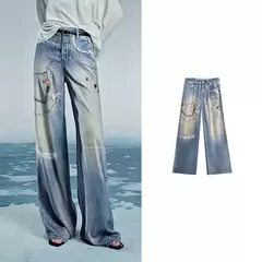 TOYOUTH Mujer Denim Jean 2025 Primavera Nuevos pantalones largos 8518053 - tienda en línea