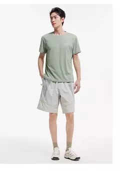 Semir-pantalones cortos informales con paneles para hombre, novedad de verano, cintura elástica, corte holgado, estilo al aire libre, 2025 - Eleganzie