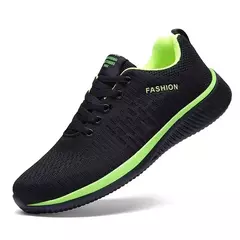 Imagen de Zapatillas de correr para hombre y mujer, zapatos deportivos ligeros, clásicos, de malla, transpirables, informales, mocasines de moda