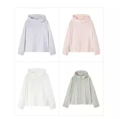 Imagen de Semir-Chaqueta de malla con capucha para mujer, ropa holgada con textura refrescante, protector solar, 2024