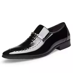 Zapatos de vestir clásicos para hombre, zapatillas formales informales de negocios de cuero de cocodrilo, zapatos Oxford para fiesta de boda y oficina de talla grande - comprar en línea