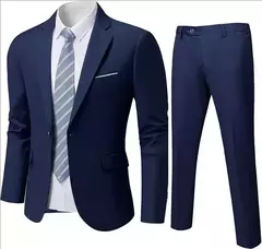 Traje elegante para hombre para boda, 3 piezas, 2 conjuntos, Blazers, chaquetas completas, chaleco, pantalones, abrigos de lujo a la moda, traje clásico Formal 2025 en internet