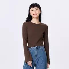 Semir-Camiseta de manga larga para mujer, camisa de fondo cómoda, ajustada, se puede usar fuera - comprar en línea