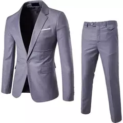 Image of Trajes de boda para hombres Blazers 3 piezas boda negocios 2 conjuntos chaleco pantalones abrigos chaquetas clásicas completas de lujo formales