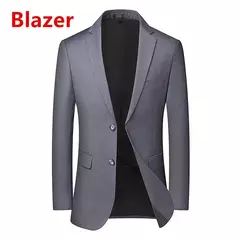 Traje de negocios de Color sólido para hombre 2025, moda de alta calidad para banquete, boda, tendencia, novio, padrino individual 3/2/1