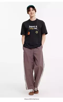 Semir-Camiseta de manga corta para hombre, Top holgado con estampado, protección contra el calor, absorbente de humedad, para uso diario, 2025, novedad de verano - online store