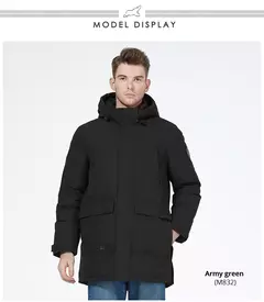 ICEbear-parka a prueba de viento para hombre, Abrigo acolchado grueso, cálido, invierno, MWD3239I, novedad de 2023 - buy online