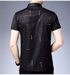 Camisa de manga corta informal de negocios para hombre, Top resistente a las arrugas sin hierro, fácil cuidado, ajuste cómodo para oficina y trabajo - buy online