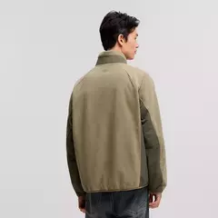 Image of Semir-Chaqueta de forro Polar antiestática para hombre, abrigo peludo suelto, Patchwork en contraste, estilo exterior, invierno, 2024