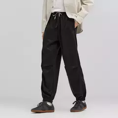 Semir pantalones casuales hombres 2025 nueva primavera pantalones sueltos con puños pantalones largos de cintura elástica versátiles de moda on internet