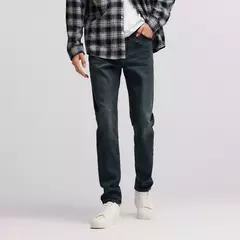 Semir Jeans Hombres Retro 2024 Invierno Nuevos pantalones de pierna delgados de lana cálidos y versátiles on internet