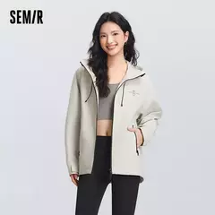 Chaqueta Semir para mujer, resistente al viento, impermeable, nueva ropa de abrigo protectora de primavera, versátil a la moda para ir al trabajo, 2025 - comprar en línea