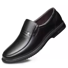 Zapatos de cuero genuino, mocasines para Hombre, zapatos de cuero informales de negocios, mocasines suaves clásicos, zapatos planos transpirables para Hombre - tienda en línea