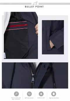 ICEbear 2023 chaquetas de invierno para hombres abrigo de algodón casual parkas acolchadas de longitud media MWD3061D on internet