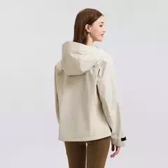 Semir prendas de vestir exteriores para mujer a prueba de viento de tres pruebas primavera 2025 nueva chaqueta con capucha de manga raglán a la moda