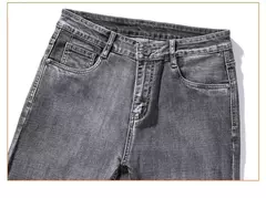 Sulee-pantalones vaqueros clásicos para hombre, Jeans azules, elásticos avanzados, rectos, de algodón, talla grande, 2024 - buy online