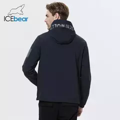 ICEbear 2023 Abrigo de algodón de longitud media para hombre primavera y otoño MWB21665D 2023