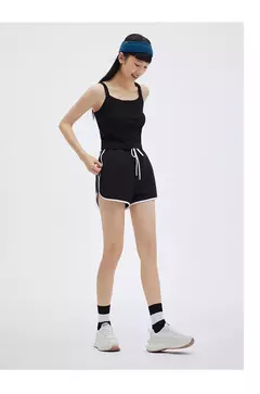 Semir-pantalones cortos de dormir para mujer, calzas blancas de estilo deportivo informal, delgadas y sueltas, para el hogar, Verano en internet