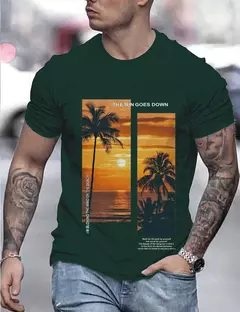 Camiseta estampada de manga corta de verano para hombre, camiseta informal cómoda, camisetas de anime para hombre - comprar en línea