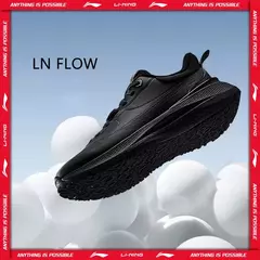 Li-ning hombres LN FLOW zapatos para correr TUFF RB cojín cómodo forro transpirable zapatillas deportivas de ocio AGLU089