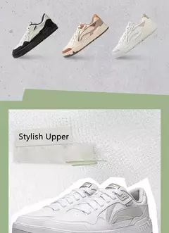 Image of Li-ning hombres COMMON 80s zapatos de estilo de vida DUAL CUSHION zapatos deportivos usables forro cómodo clásico zapatillas de ocio AGCU157