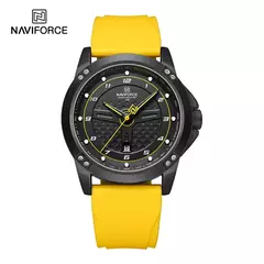 NAVIFORCE, reloj de pulsera informal de cuarzo, relojes impermeables a la moda para hombre, correa deportiva de silicona, reloj luminoso para hombre, reloj Masculino