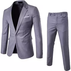 Trajes de hombre elegantes, 3 piezas, 2 conjuntos de Blazers, chaquetas de boda, chaleco, pantalones, abrigos formales clásicos de lujo 2025, trajes coreanos - Eleganzie