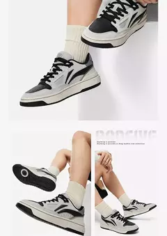 Li-ning-Zapatillas deportivas de baloncesto para hombre y mujer, calzado deportivo Unisex con cojín, para ocio, ABCU001 - Eleganzie