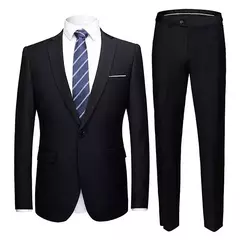 Traje elegante para hombre para boda, 3 piezas, 2 conjuntos, chaquetas, chaleco, pantalones, Blazers, abrigos formales de negocios para novio, disfraz 2025 - Eleganzie