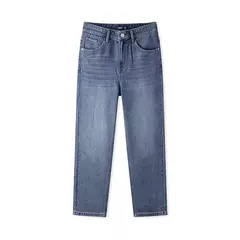 Semir Jeans hombres 2025 primavera nuevos pantalones largos Vintage pantalones rectos sueltos Simple relajado - Eleganzie