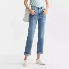 Semir Jeans Mujer Pantalones hasta el tobillo pequeños Verano 2024 Nueva versión Pantalones de pierna recta - comprar en línea